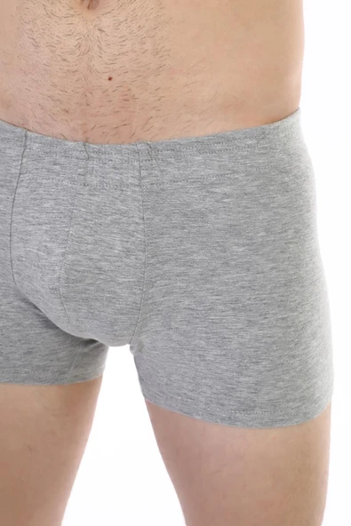 Erkek Elastanlı Gri Boxer 810 - Resim 9