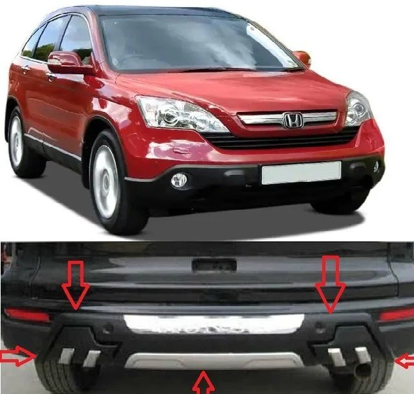 Honda Crv Uyumlu 2007 2011 Arka Tampon Koruyucu Koruma Difüzör ürün görseli 1