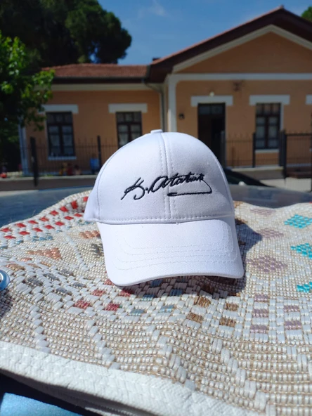 çocuk atatürk şapka unisex model ayarlanabilir 54 cm ürün görseli 1
