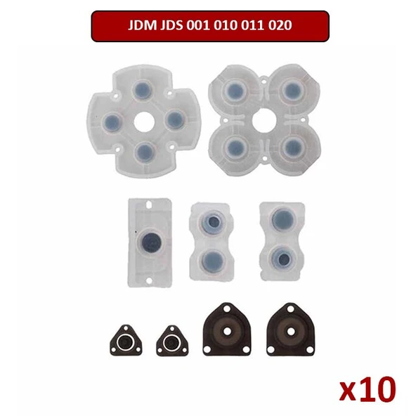 10 Takım PS4 İç Lastik 001 010 011 020 Silikon İletken Playstation 4 Yedek Parça ürün görseli 1