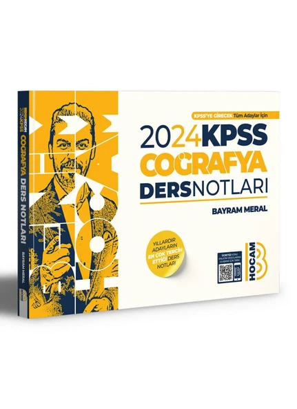 2024 KPSS Coğrafya Ders Notları Benim Hocam Yayınları ürün görseli 1