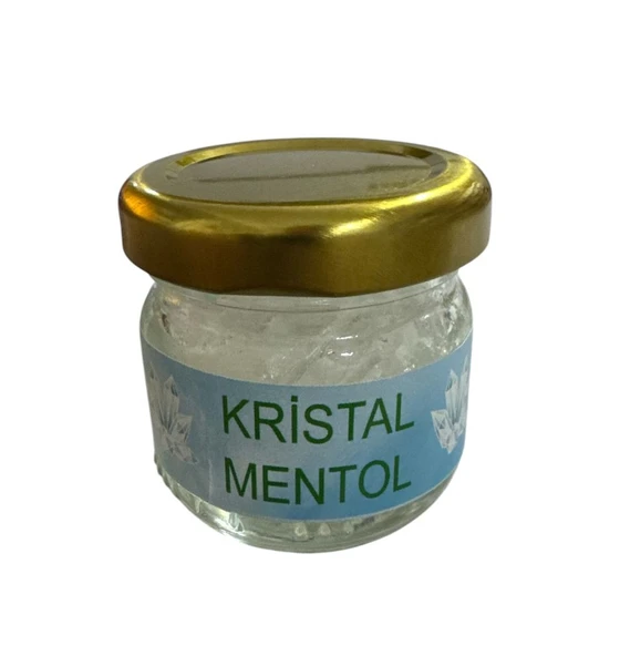 Buhurdanlık Sauna Hamam İçin Doğal Kristal Mentol Kavanoz 10 gr Crystal Menthol ürün görseli 1