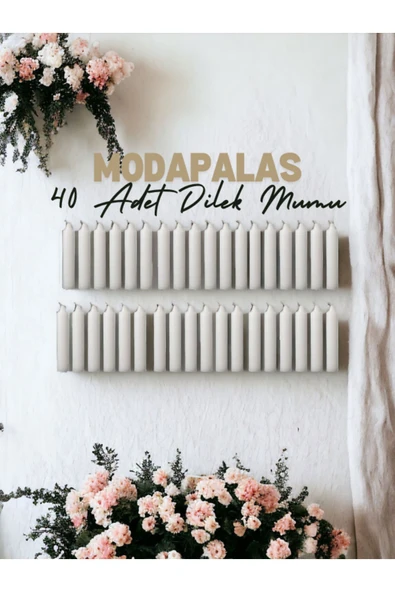 Online Kapında Ekonomik Lux Mum 40'lı (10CM) ürün görseli 1