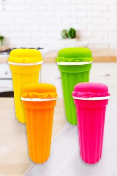 Online Kapında Lüks Vakumlu Büyük Boy Neon Makaron Erzak Kutusu Eşya Saklama Kabı 4 Adet 0,900 ml ürün görseli 1