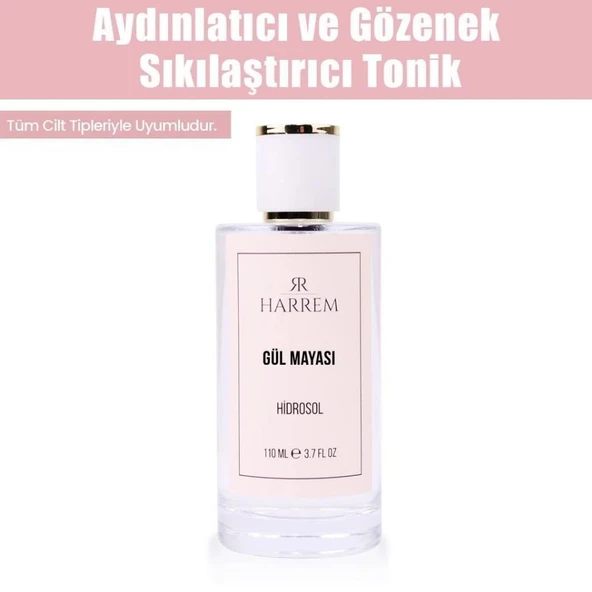Harrem Gül Mayası Suyu Aydınlatıcı ve Gözenek Sıkılaştırıcı Tonik 110ml ürün görseli 1