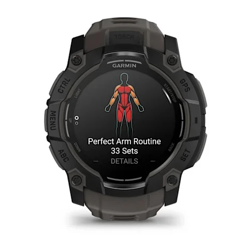Garmin Instinct 3 – 50 mm AMOLED Kömür Siyahı - Resim 4