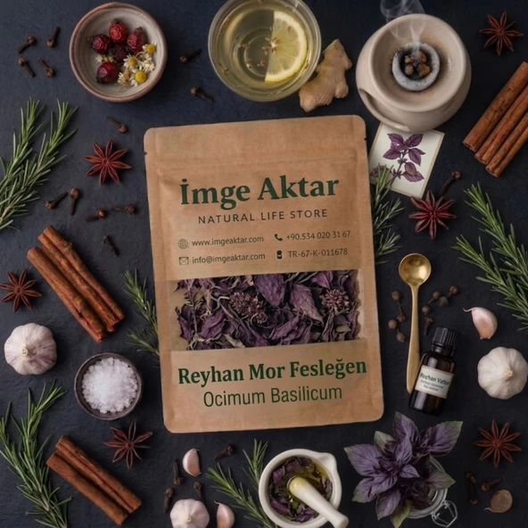 Reyhan - Mor Fesleğen 50g ürün görseli 1