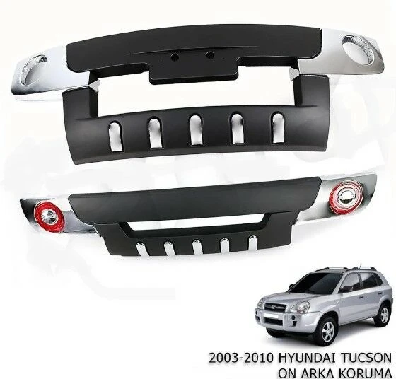Hyundai Santa Uyumlu Fe 2010-2012 Ön Arka Koruma Difüzör ürün görseli 1