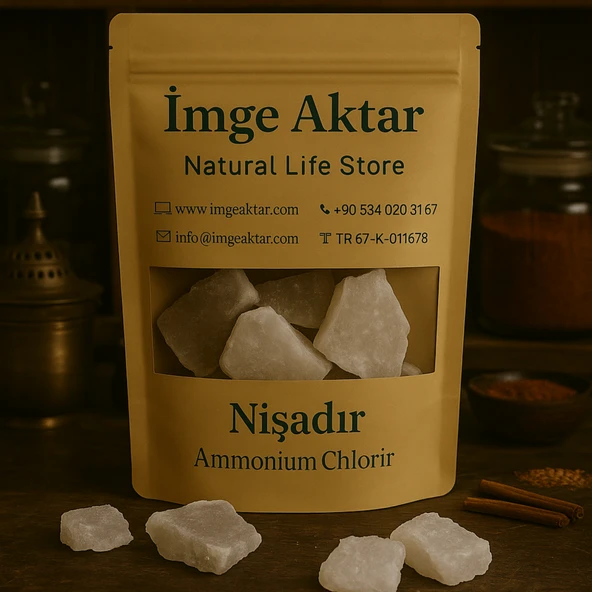 Nişadır (Amonyum Klorür) - Kristalize Lehim ve Kalay Tuzu 50g ürün görseli 1