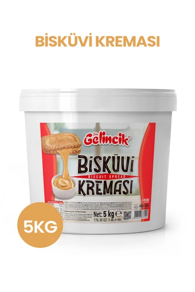 Gelincik BİSKÜVİ KREMASI SMOOTH ÖZEL ÜRETİM 5KG KAHVALTILIK KREMA BİSKÜVİ KREMASI ürün görseli 1