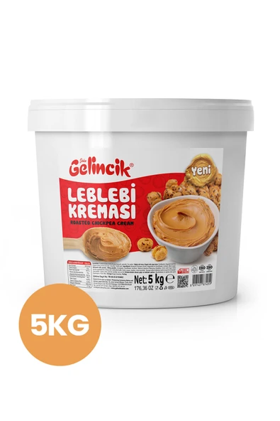 Gelincik Kahvaltılık Sürülebilir Doğal Katkısız 5kg Özel Üretim Orijinal Leblebi Kreması ürün görseli 1