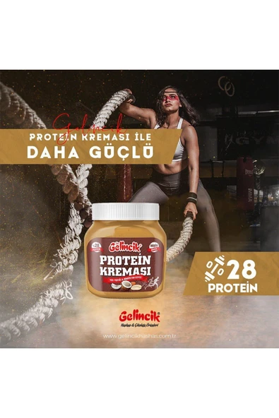 Gelincik Kahvaltılık Sürülebilir Doğal Katkısız 650gr Özel Üretim Protein Kreması ürün görseli 1