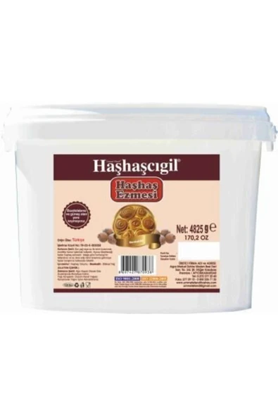 Gelincik Gelincik Kahvaltılık Hamur Işlerinde Doğal 5kg Özel Üretim Haşhaş Ezmesi ürün görseli 1