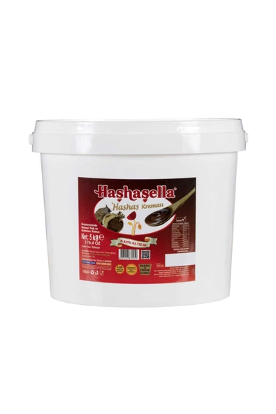 Gelincik Kahvaltılık Sürülebilir Doğal Katkısız 5kg Haşhaşella Özel Üretim Haşhaş Kreması ürün görseli 1