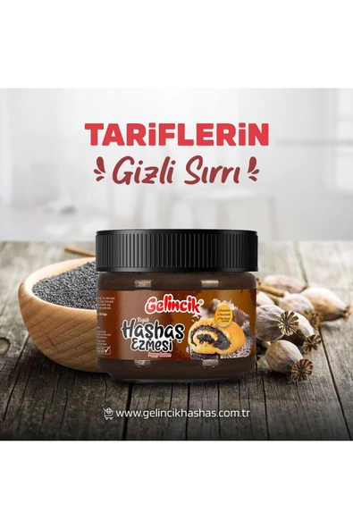 Gelincik Siyah Haşhaş Ezmesi 420 Gr Kase ürün görseli 1