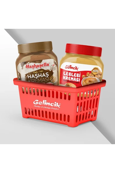 Gelincik 650gr Leblebi Kreması Ve 650gr Haşhaş Kreması Ramazan Sepeti ürün görseli 1