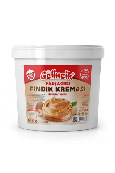 Gelincik Kahvaltılık Sürülebilir Doğal Katkısız 10kg Özel Üretim Fındık Kreması Ekstra Parçacıklı ürün görseli 1