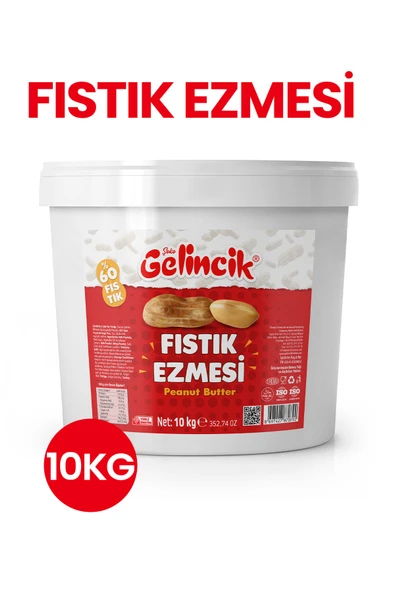 Gelincik 10 kg Şekerli Fıstık Ezmesi Parçacıklı ürün görseli 1