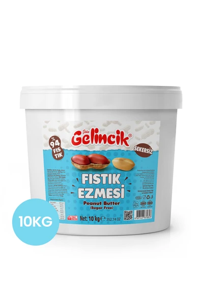 Gelincik Kahvaltılık Sürülebilir Doğal Katkısız 10kg Özel Üretim Şekersiz Fıstık Ezmesi Krem ürün görseli 1