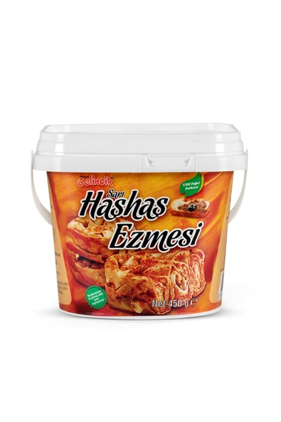 Gelincik Hamur Işlerinde Kahvaltılık Doğal Katkısız 450gr Özel Üretim Sarı Haşhaş Ezmesi ürün görseli 1