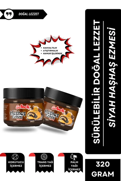 Gelincik 300 gr Siyah Haşhaş Ezmesi ürün görseli 1