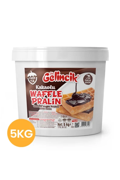 Gelincik Doğal Katkısız 5kg Özel Üretim Pralin Waffle ürün görseli 1