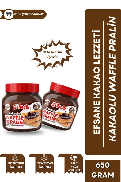 Gelincik 650 Gr Waffle Pralin ürün görseli 1