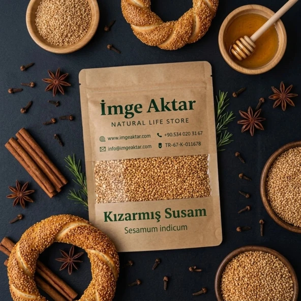 Simitlik Susam Kavrulmuş Susam 100g ürün görseli 1