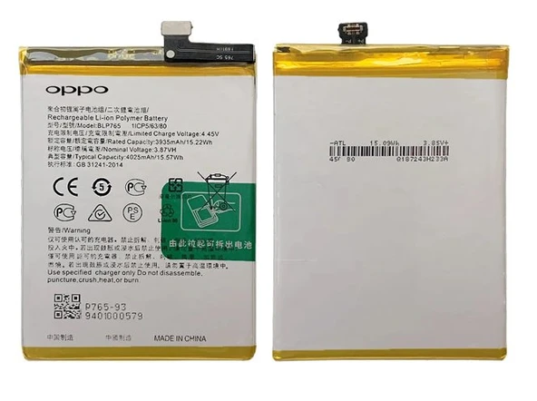Oppo A91 Uyumlu Batarya Pil Sıfır Orijinal ürün görseli 1