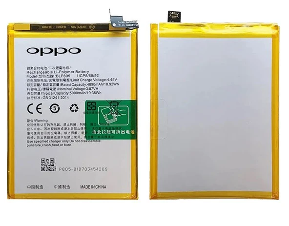 Oppo A16 Uyumlu Batarya Pil Sıfır Orijinal ürün görseli 1