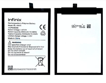 Infinix HOTE 12 Uyumlu Batarya Pil Sıfır Orijinal ürün görseli 1