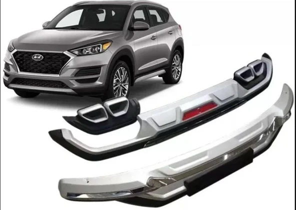 Hyundai Tucson 2019+Uyumlu Ön Ve Arka Tampon Koruma Difüzör ürün görseli 1