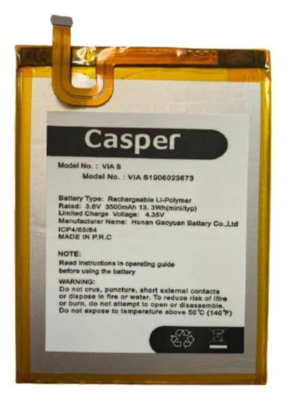 Casper Via S Uyumlu Batarya Pil Sıfır Orijinal ürün görseli 1