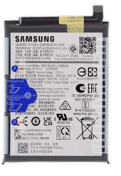 Samsung Galaxy A14 - SM-A145 Uyumlu Batarya Pil Sıfır Orijinal ürün görseli 1