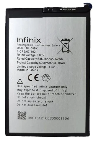 Infinix HOT 12 PLAY Uyumlu Batarya Pil Sıfır Orijinal ürün görseli 1