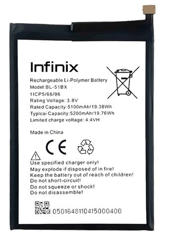 Infinix NOTE 8 Uyumlu Batarya Pil Sıfır Orijinal ürün görseli 1