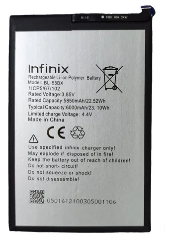 Infinix HOT 10 PLAY Uyumlu Batarya Pil Sıfır Orijinal ürün görseli 1