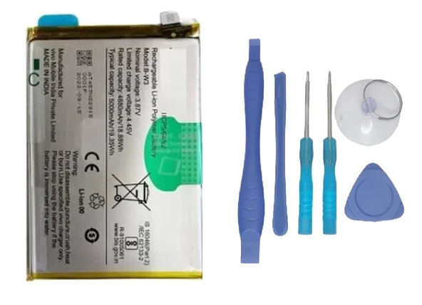 Vivo Y22S Uyumlu Batarya Pil Sıfır Orijinal + TAMİR SETİ ürün görseli 1