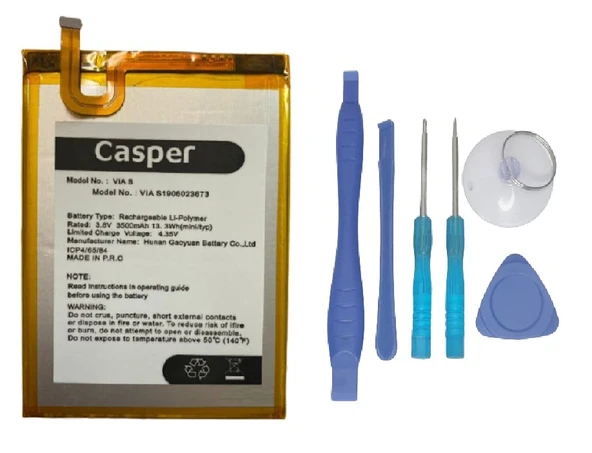 Casper Via S Uyumlu Batarya Pil Sıfır Orijinal + TAMİR SETİ ürün görseli 1