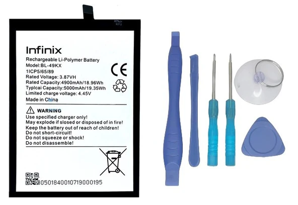 Infinix NOTE 12 PRO Uyumlu Batarya Pil Sıfır Orijinal + TAMİR SETİ ürün görseli 1