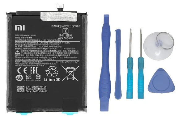 Xiaomi Redmi 8 - BN 51 - Uyumlu Batarya Pil Sıfır Orijinal + TAMİR SETİ ürün görseli 1