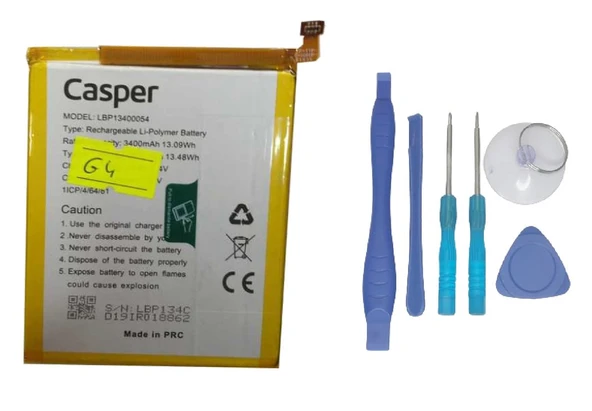 Casper Via G4 Uyumlu Batarya Pil Sıfır Orijinal + TAMİR SETİ ürün görseli 1