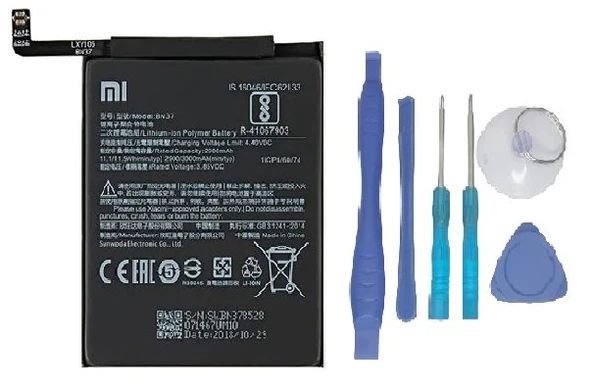 Xiaomi Redmi 6A - BN 37 - Uyumlu Batarya Pil Sıfır Orijinal + TAMİR SETİ ürün görseli 1