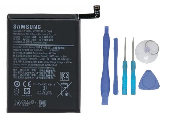 Samsung Galaxy A20S - SM-A207 Uyumlu Batarya Pil Sıfır Orijinal + TAMİR SETİ ürün görseli 1