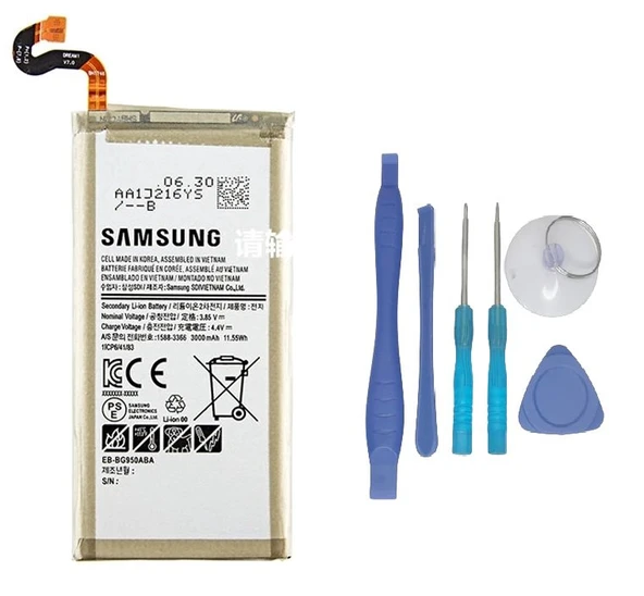 Samsung Galaxy S8 - SM- G950 Uyumlu Batarya Pil Sıfır Orijinal + TAMİR SETİ ürün görseli 1
