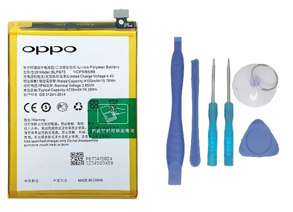 Oppo AX7 - BLP673 - Uyumlu Batarya Pil Sıfır Orijinal + TAMİR SETİ ürün görseli 1