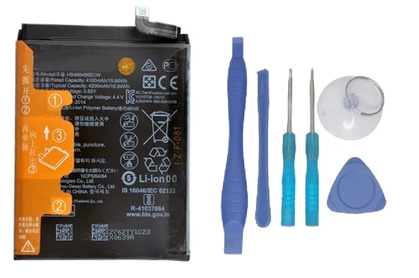 Tkgz - Mate 20 PRO Uyumlu Batarya Pil Sıfır Orijinal + TAMİR SETİ ürün görseli 1