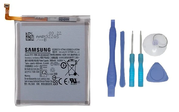 Samsung Galaxy S20 - SM-G980 Uyumlu Batarya Pil Sıfır Orijinal + TAMİR SETİ ürün görseli 1
