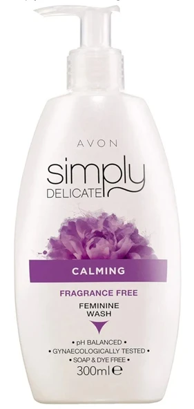 Avon Simply Delicate Calming Feminine wash ürün görseli 1