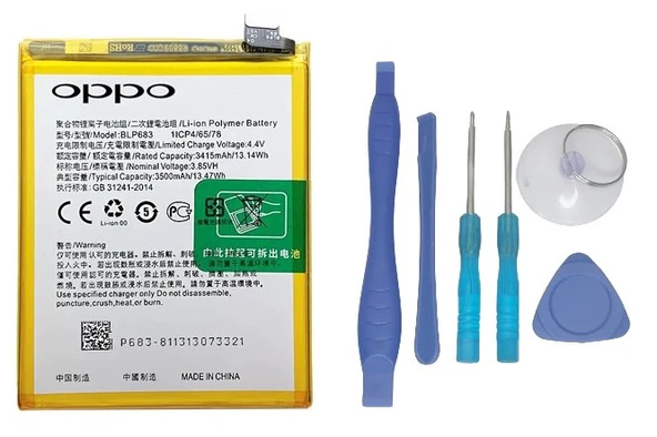 Oppo A7X - BLP683 - Uyumlu Batarya Pil Sıfır Orijinal + TAMİR SETİ ürün görseli 1